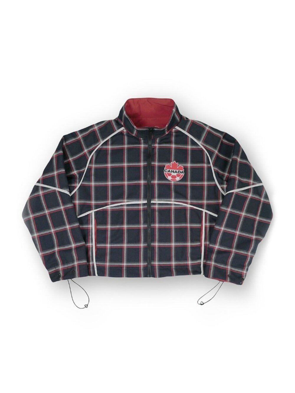 1/1 Custom Canada Soccer Plaid Jacket L